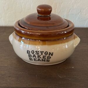 Boston Baked Beans Ceramic Pot